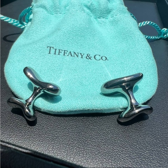 Tiffany Co Sterling SilverBean Cuff LinksCufflinks